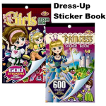 Sticker Book - Dress-Up, 600 Stickers